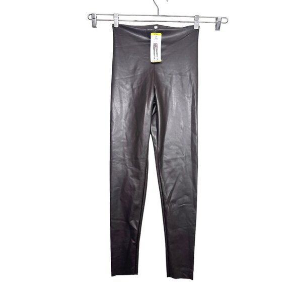 (NWT) Joie Limited Edition Faux Leather Legging Brown sz M - Picture 2 of 7